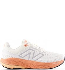 Buty do biegania na asfalt New Balance białe/brązowe damskie Fresh Foam 860 v14 W86014B