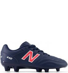 Lanki New Balance białe/granatowe/różowe dziecięce 442 ACADEMY JNR FG V2 JS43FMP2