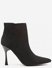 Czarne Botki na Szpilce Vices w Klasycznym Stylu Tikolisse