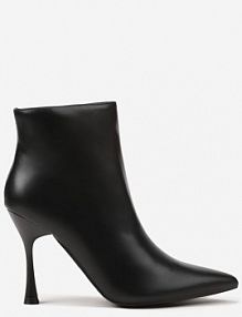 Czarne Klasyczne Botki na Szpilce Vices Tikolisse