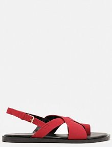 Czerwone Sandały Vices Typu Japonki Melanisse damskie