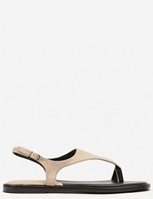 Beżowe Sandały Vices o Fasonie Japonek Meramira damskie