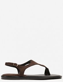 Brązowe Sandały Vices o Fasonie Japonek Meramira damskie