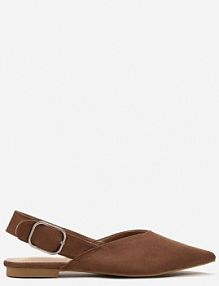 Jasnobrązowe Sandały Vices Typu Slingback z Wkładką ze Skóry Naturalnej Rallora damskie