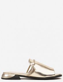 Złote Klapki Vices z Cyrkoniami Tilindrea damskie