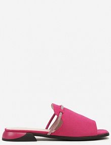 Fuksjowe Klapki Vices z Cyrkoniami Tilindrea damskie