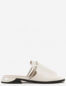 Białe Klapki Vices z Cyrkoniami Tilindrea damskie