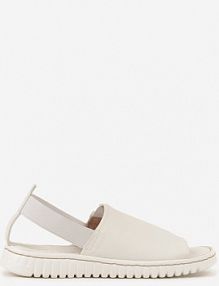 Białe Sandały Vices z Elastycznym Paskiem i Tłoczoną Podeszwą Folarielis damskie