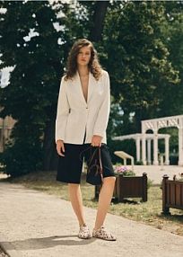 Skórzane sneakersy z włosiem Reserved wielobarwny damskie 004FG-MLC