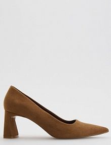 Czółenka na słupku Reserved beżowe 013FF-08X