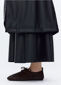 Zamszowe loafersy z włosiem Reserved wielobarwny 036FF-MLC