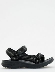 Sandały na rzepy Reserved czarne dziecięce 075EF-99X