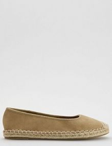 Zamszowe espadryle Reserved beżowe damskie 278CR-80X