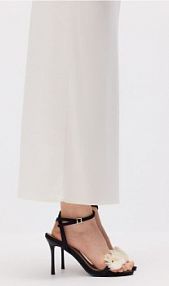 Sandały na szpilce Reserved czarne damskie 290CR-99X