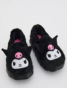 Kapcie Kuromi Reserved czarne dziecięce 322GU-99X