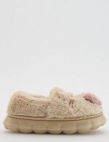 Wkładane kapcie Pusheen Reserved beżowe dziecięce 331GU-08X