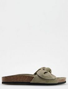 Klapki z kokardami Reserved jasny/zielone damskie 350CR-97X