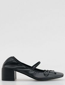 Czółenka na obcasie Reserved czarne 353FF-99X