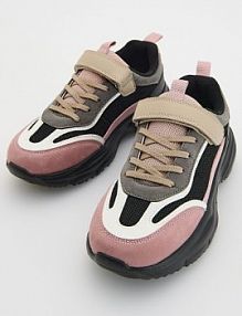 Lekkie buty trekkingowe Reserved czarne dziecięce 371GG-99X