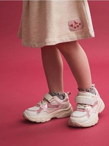 Sneakersy z zapięciem na rzep Reserved beżowe dziecięce 374GG-08X