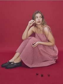 Plecione baleriny Reserved czarne damskie 444CP-99X