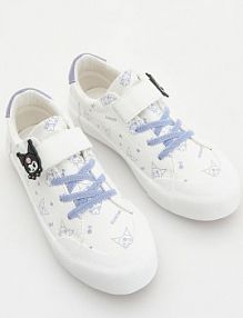 Trampki Kuromi z imitacji skóry Reserved białe dziecięce 632DL-00X