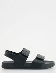 Sandały na rzepy Reserved czarne dziecięce 696DJ-99X