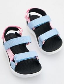 Lekkie sandały na rzep Reserved wielobarwny dziecięce 698DL-MLC