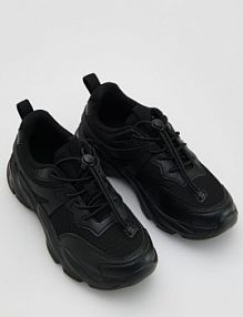 Sportowe sneakersy Reserved czarne dziecięce 739FS-99X