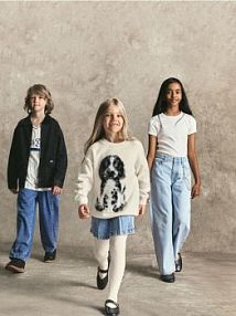 Skórzane trampki Reserved czarne dziecięce 752FS-99X