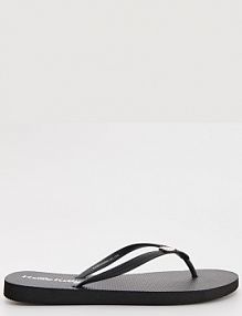 Czarne japonki z motywem Hello Kitty House damskie 812FS-99X