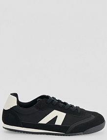 Czarno-białe sneakersy z łączonych materiałów House czarne męskie 843HD-99X