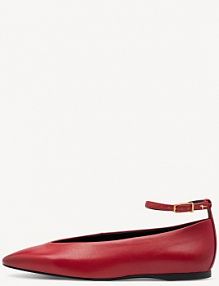 Baleriny Tamaris czerwone damskie