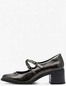 Czółenka Tamaris metaliczny