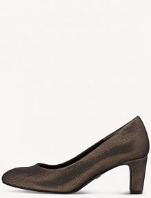 Czółenka Tamaris metaliczny