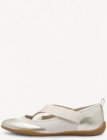 Baleriny Tamaris beżowe damskie