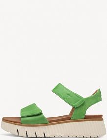 Sandały Tamaris zielone damskie