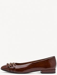 Baleriny Tamaris brązowe damskie