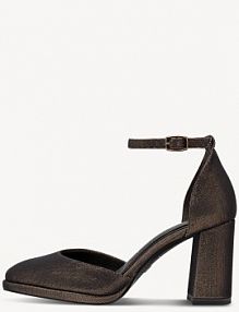 Czółenka Tamaris metaliczny