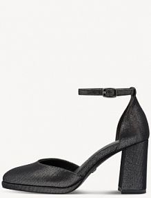 Czółenka Tamaris metaliczny