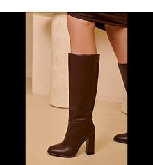 Kozaki Carinii brązowe damskie