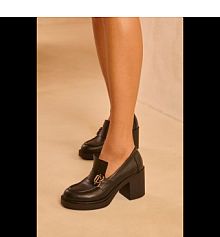 Mokasyny Carinii czarne damskie