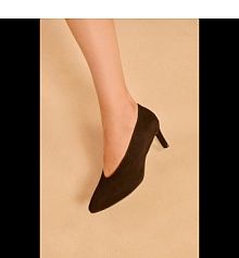 Czółenka Carinii brązowe