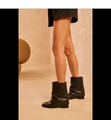 Botki Carinii czarne damskie