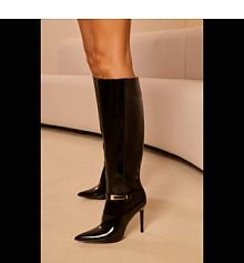 Kozaki Carinii czarne damskie