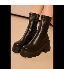 Botki Carinii czarne damskie