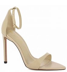 Sandały na obcasie Carinii beżowe
