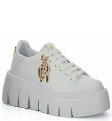 Sneakersy Carinii białe damskie