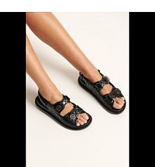 Sandały Carinii czarne beżowe damskie