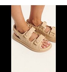 Sandały Carinii beżowe damskie